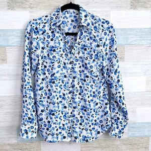 EXPRESS The Portofino Shirt Floral Womens XS